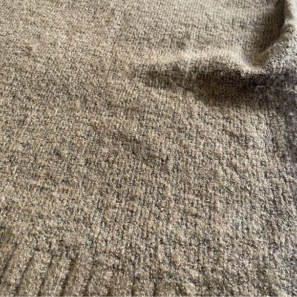 Vintage Aesthetic Cozy Brown Knit Zara Knit Oversized Sweater (Size Small - Picture 9 of 12